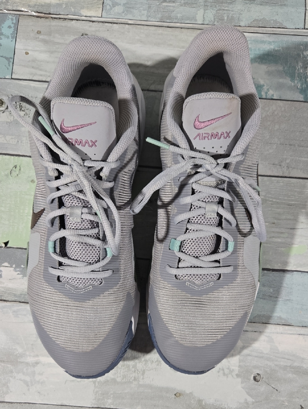Mens Nike Air Max Gray Sneakers Size 13